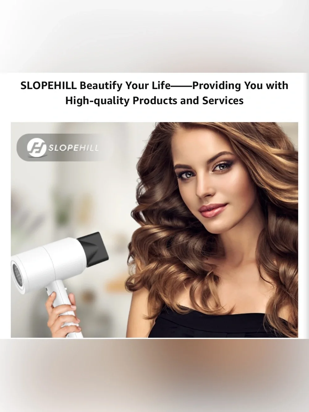 $60. Slope Hill  Professional ionic Hair Dryer, Powerful 1800W New Open Box!
